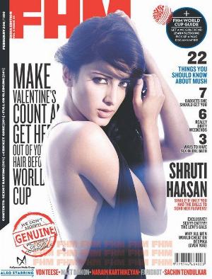 Shruti Haasan FHM Feb 2011.jpg FHM Hot Bollywood Magazine Covers